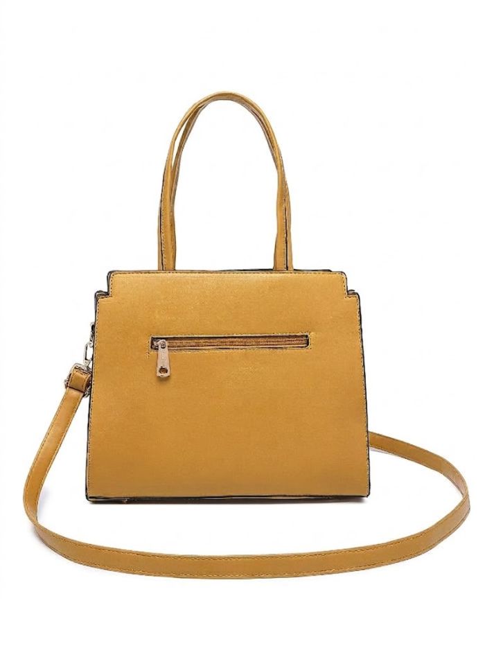 Premium Mustard Women Handbag with Adjustable Sling Strap