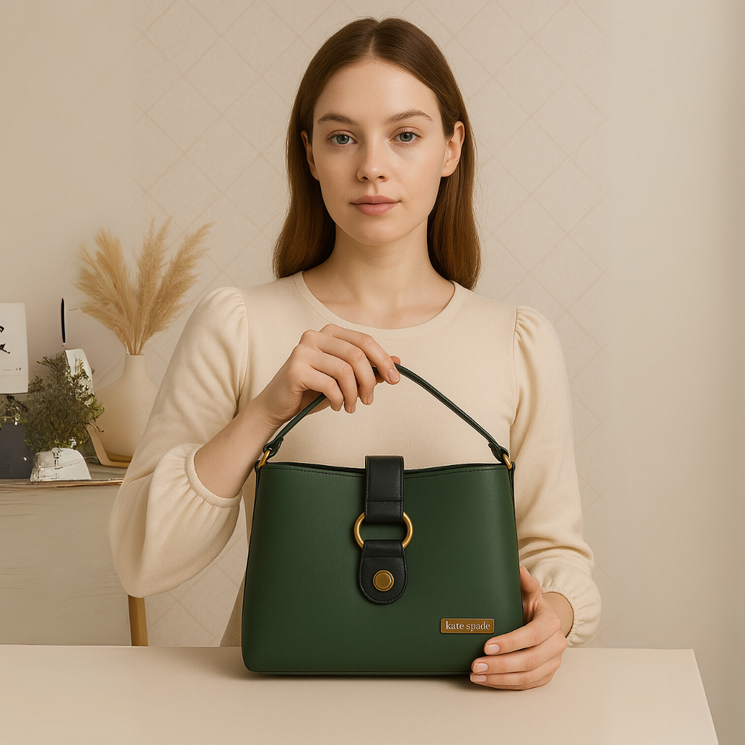 Ring-Buckle Sling Bag