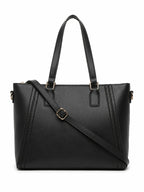 Premium Black Women Tote Bag with Adjustable Shoulder Strap
