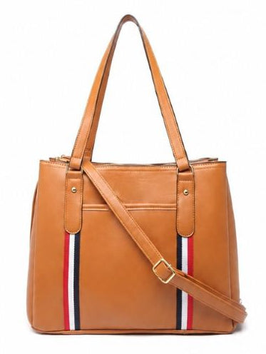 Premium Tan Women Handbag with Adjustable Shoulder Strap