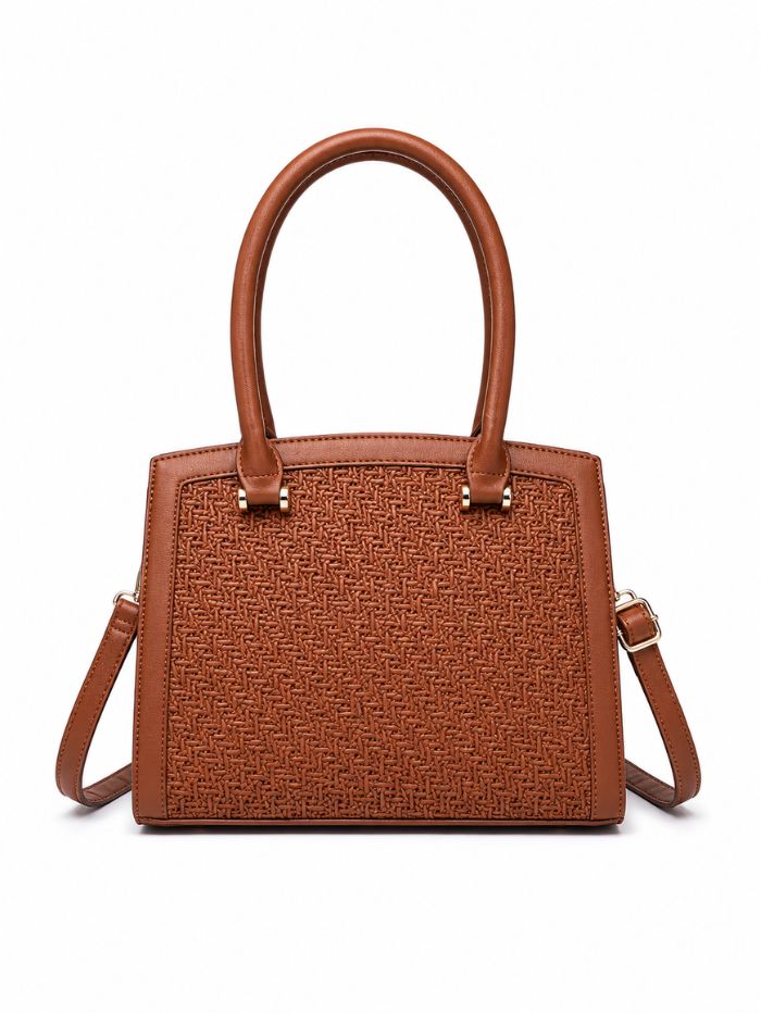Premium Brown Women Handbag with Adjustable Sling Strap