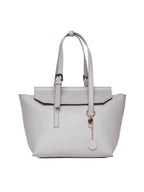 Elegant Grey Tote Handbag