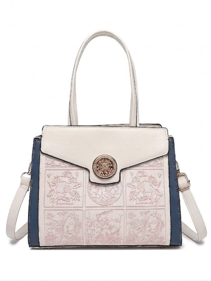 Premium Blue Women Handbag with Adjustable Sling Strap