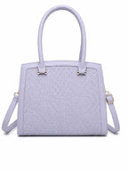Premium Purple Women Handbag with Adjustable Sling Strap