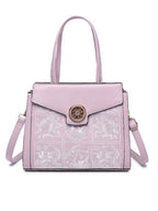 Premium Purple Women Handbag with Adjustable Sling Strap
