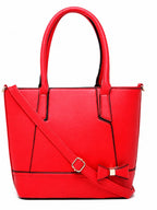 Elegant Red Women Handbag Stylish Shoulder Tote Bag for Daily Use