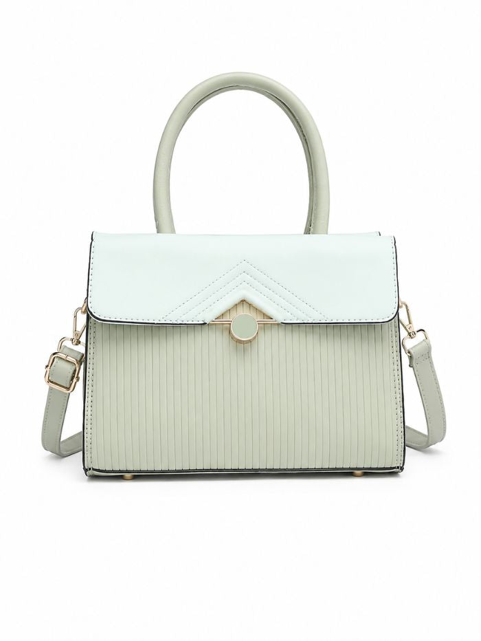 Premium Green Women Handbag with Adjustable Sling Strap