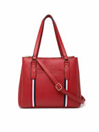 Premium Maroon Women Handbag with Adjustable Shoulder Strap
