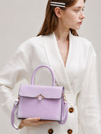 Premium Purple Women Handbag with Adjustable Sling Strap