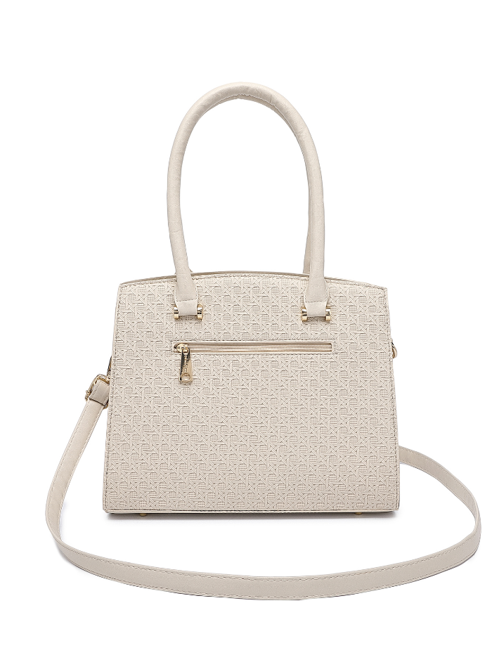 Premium Off White Women Handbag with Adjustable Sling Strap