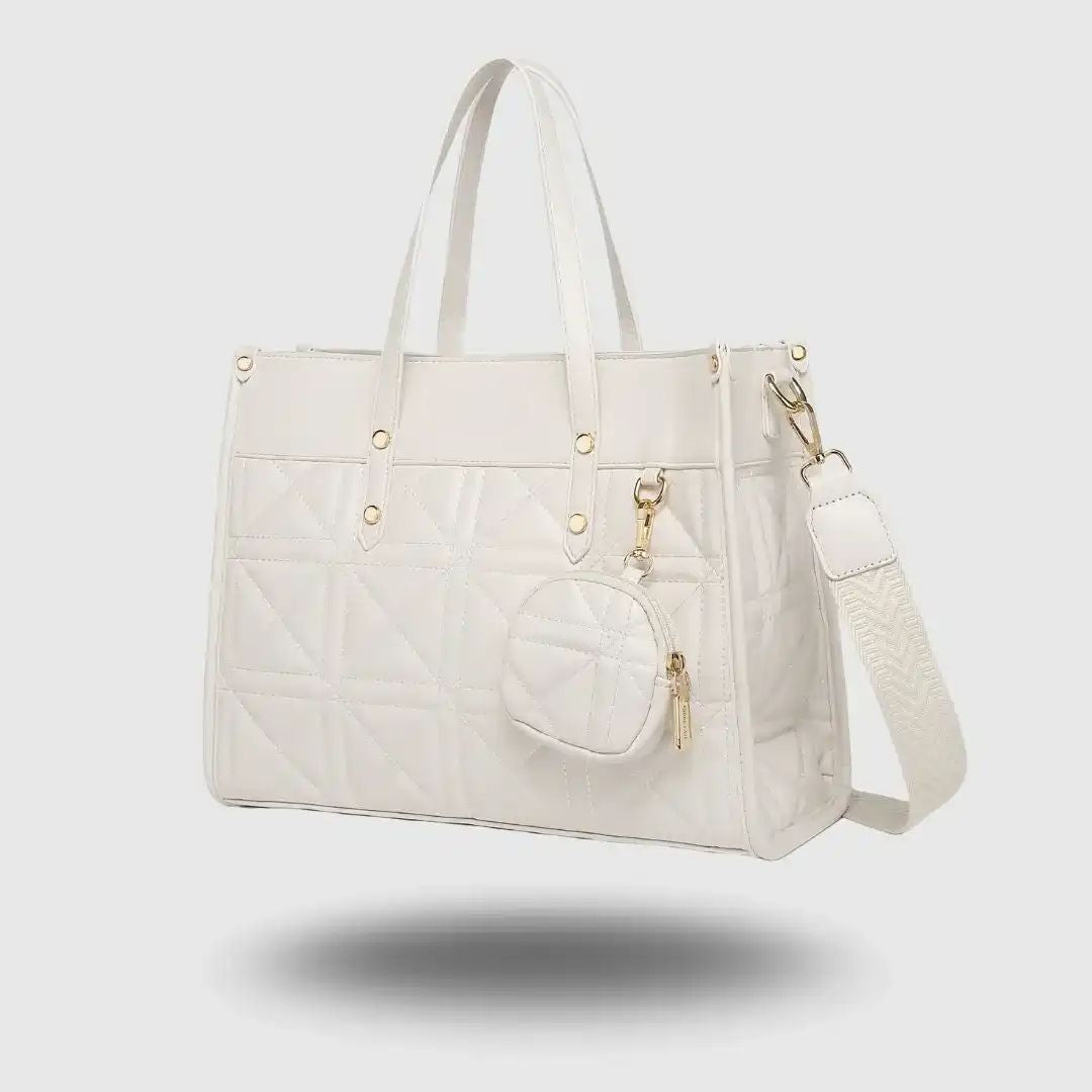 ACE WHITE INFINITY TOTE BAG
