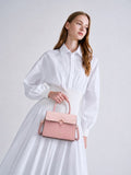 Premium Pink Women Handbag with Adjustable Sling Strap