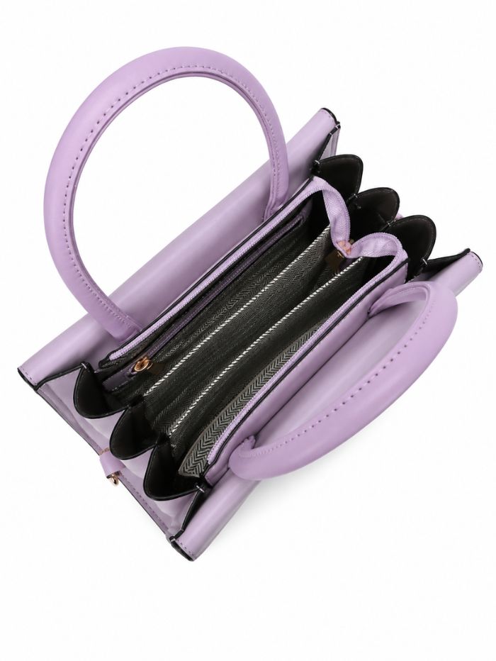 Premium Purple Women Handbag with Adjustable Sling Strap
