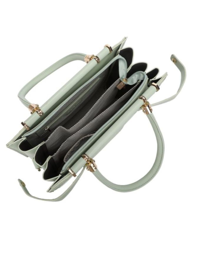 Premium Green Women Handbag with Adjustable Sling Strap