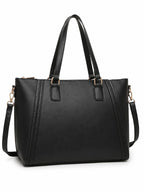 Premium Black Women Tote Bag with Adjustable Shoulder Strap