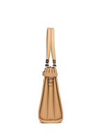 Premium Camel Women Handbag with Adjustable Sling Strap