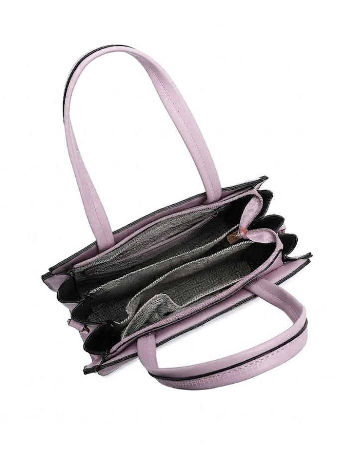 Premium Purple Women Handbag with Adjustable Sling Strap