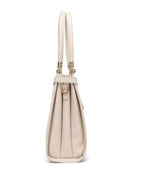 Premium Beige Women Handbag with Adjustable Sling Strap
