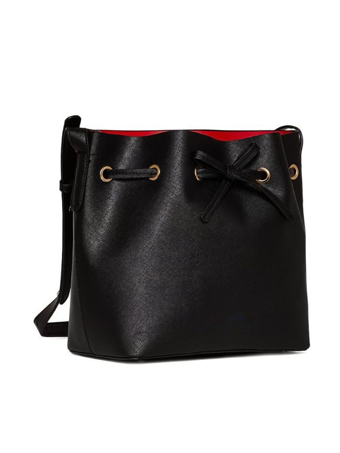 Elegant Black Bucket Sling Bag