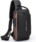 Anti Theft Sling Bag With A Charging Cable