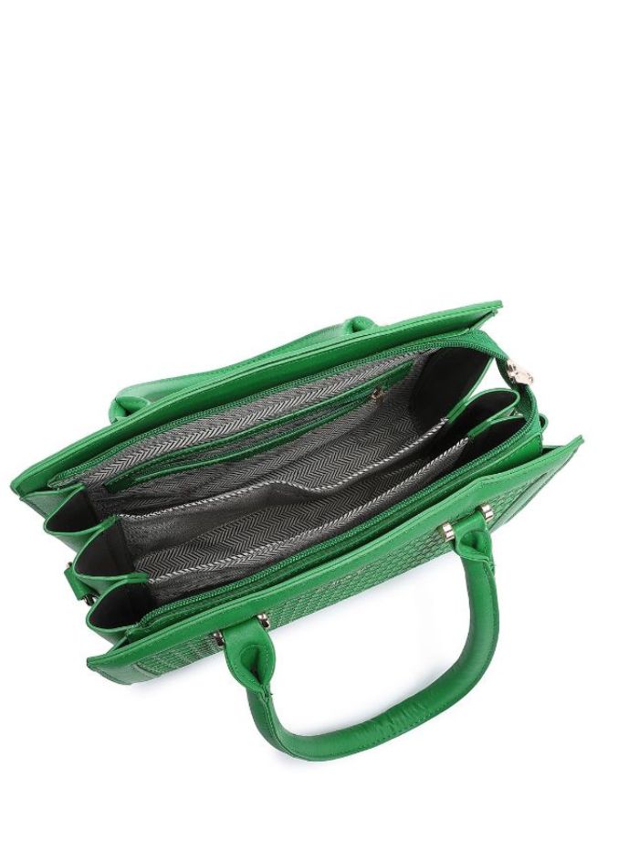 Premium Green Women Handbag with Adjustable Sling Strap