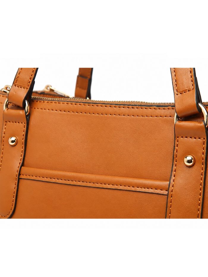 Premium Tan Women Handbag with Adjustable Shoulder Strap