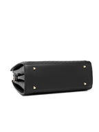 Premium Black Women Handbag with Adjustable Sling Strap