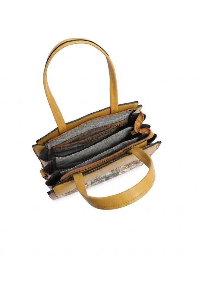 Premium Mustard Women Handbag with Adjustable Sling Strap