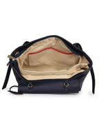 Luxury Structured Satchel Blue Bag For Women