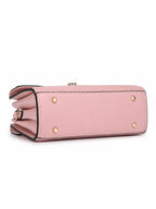Premium Pink Women Handbag with Adjustable Sling Strap