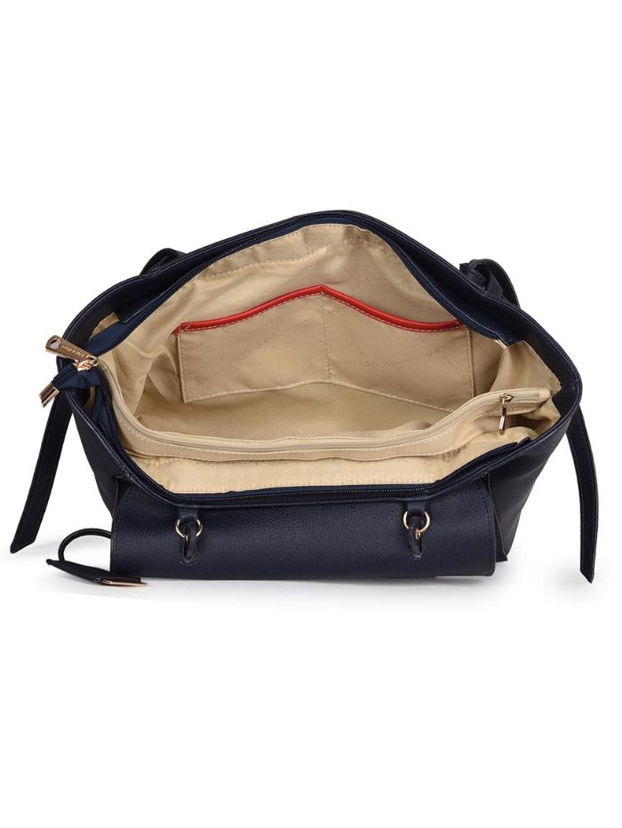 Luxury Structured Black Satchel Handbag for Women