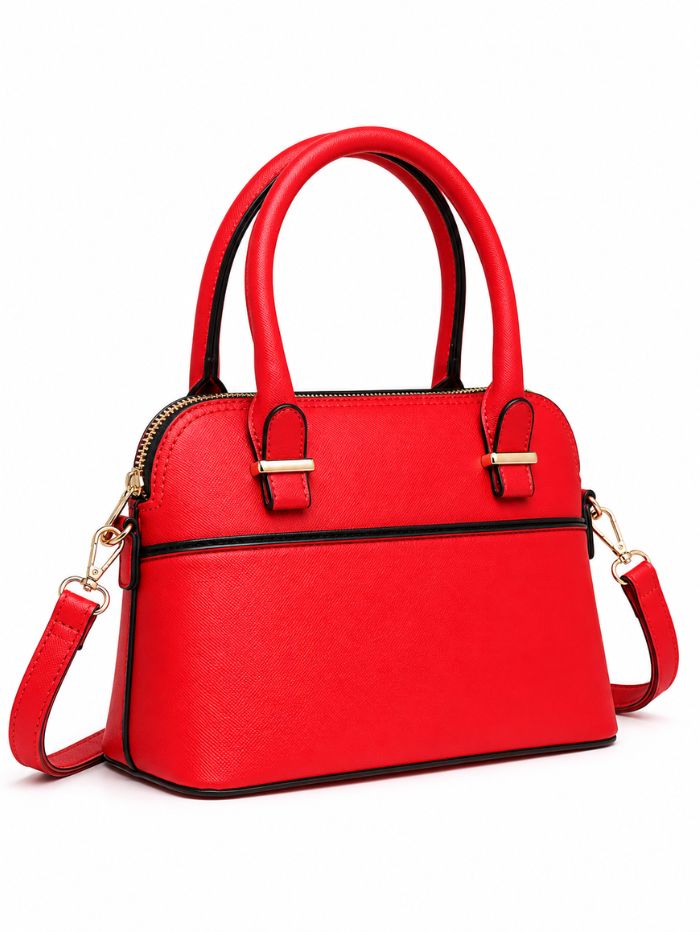 Stylish Red Women Handbag with Shoulder Strap Premium Tote Bag