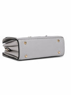 Premium Grey Women Handbag with Adjustable Sling Strap