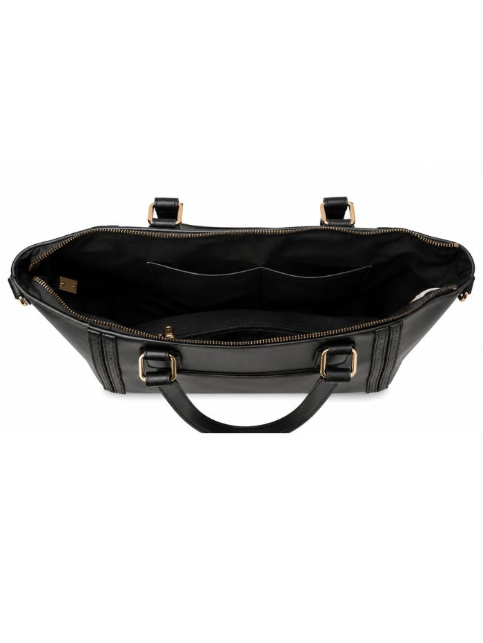 Premium Black Women Tote Bag with Adjustable Shoulder Strap