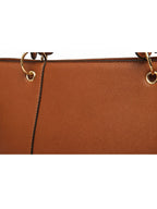 Premium Brown Women Tote Bag with Stylish Charm