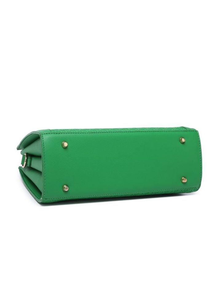Premium Green Women Handbag with Adjustable Sling Strap