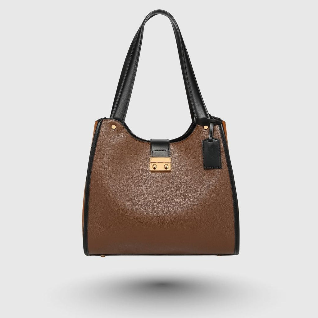 DENICE BROWN EMPORIO TOTE BAG