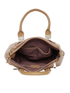 Elegant Beige Top Handle Handbag for Women