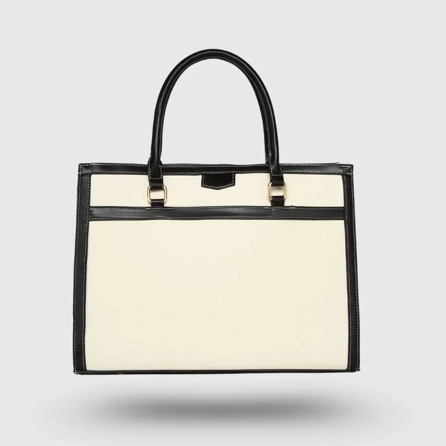 Davina Emporio Black Work Tote Bag