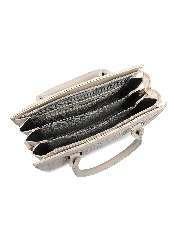 Premium Off White Women Handbag with Adjustable Sling Strap