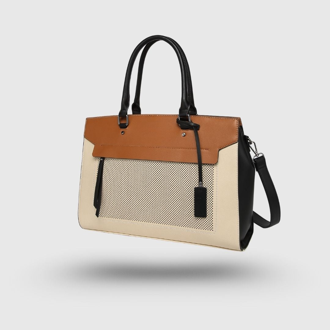 EMPORIO BEIGE DESTINY TOTE BAG