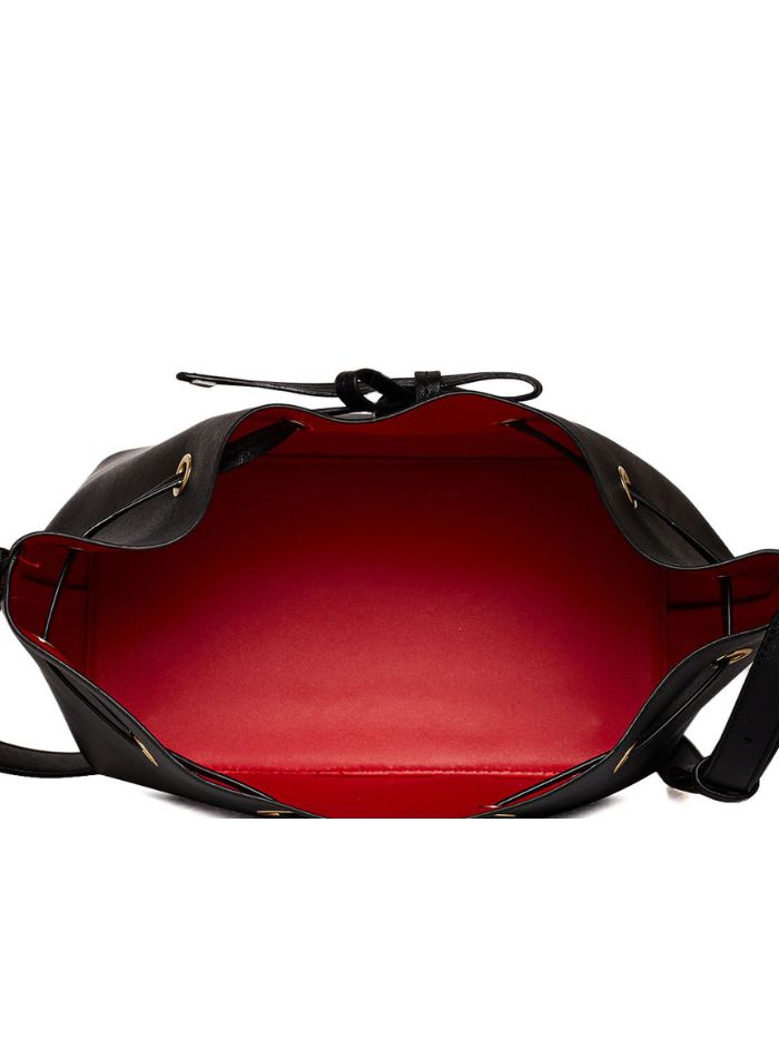 Elegant Black Bucket Sling Bag