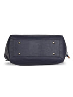 Luxury Structured Satchel Blue Bag For Women