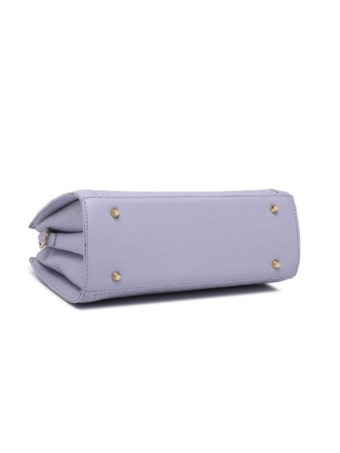 Premium Purple Women Handbag with Adjustable Sling Strap