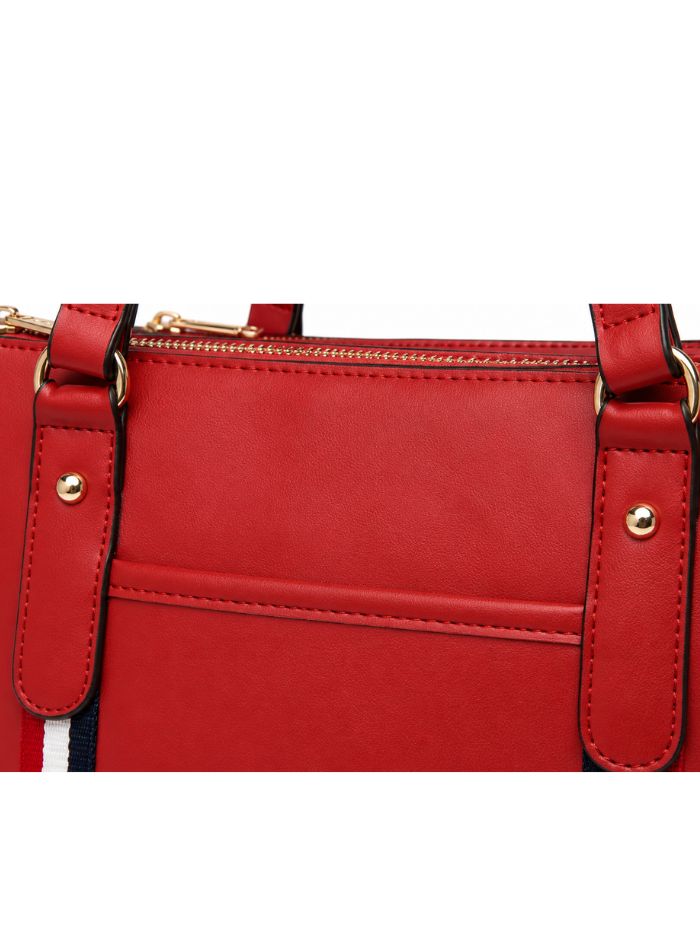 Premium Maroon Women Handbag with Adjustable Shoulder Strap
