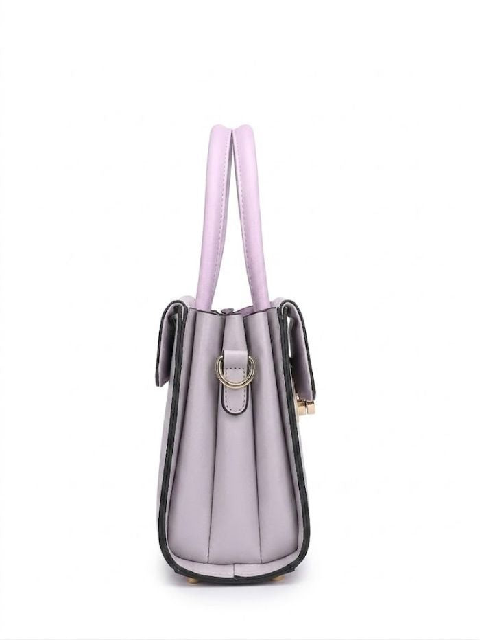 Premium Purple Women Handbag with Adjustable Sling Strap