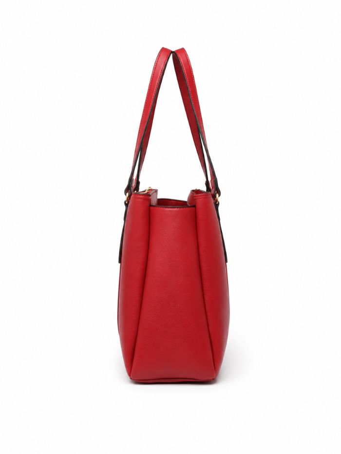 Premium Maroon Women Handbag with Adjustable Shoulder Strap