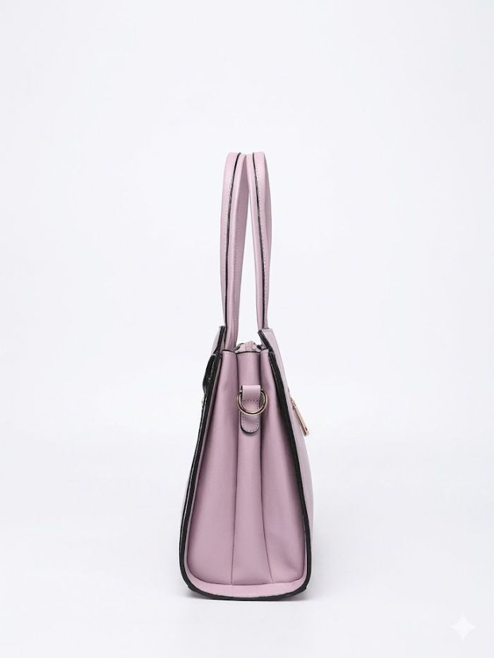 Premium Purple Women Handbag with Adjustable Sling Strap