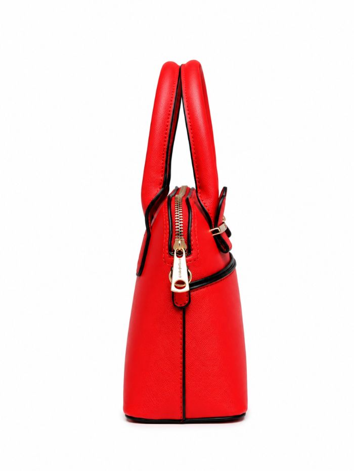 Stylish Red Women Handbag with Shoulder Strap Premium Tote Bag