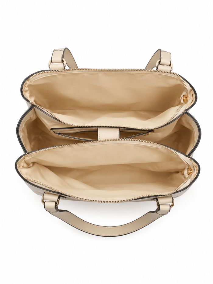Premium Beige Women Handbag with Adjustable Shoulder Strap